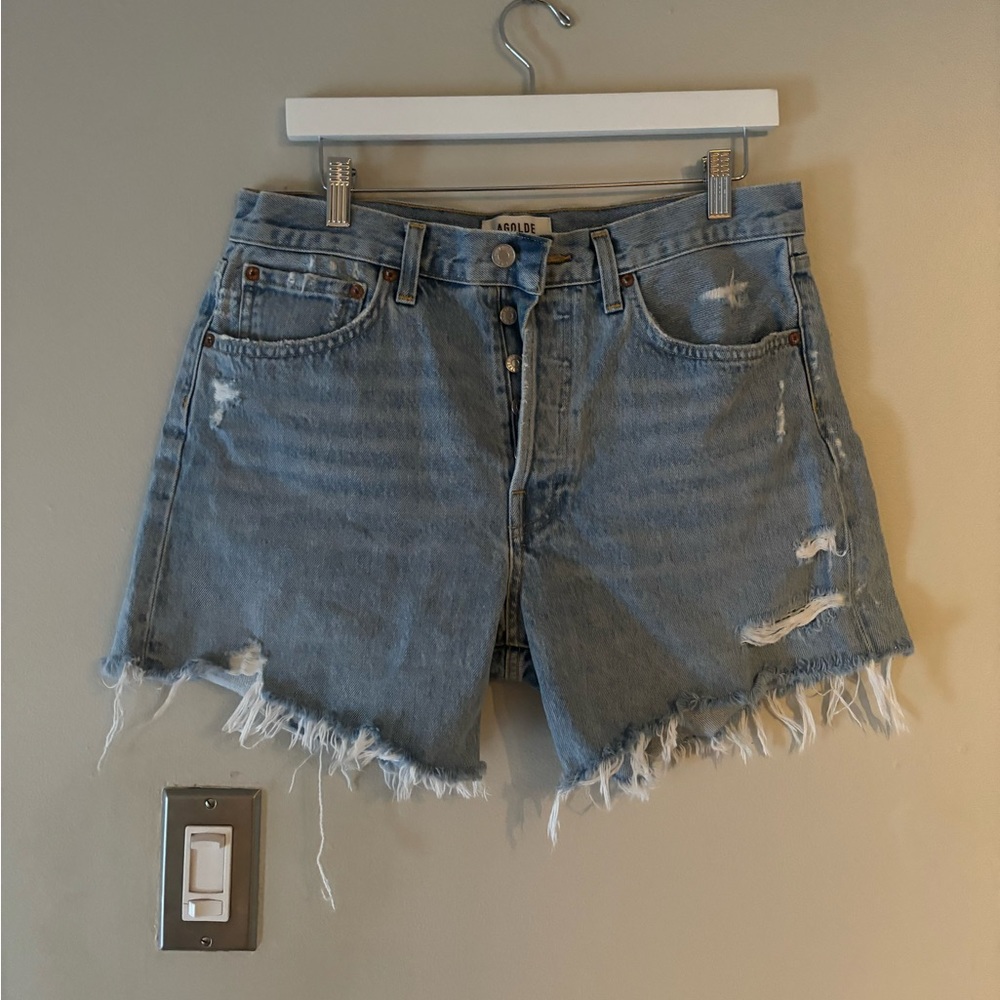 Agolde Long Parker Shorts size 28 great condition